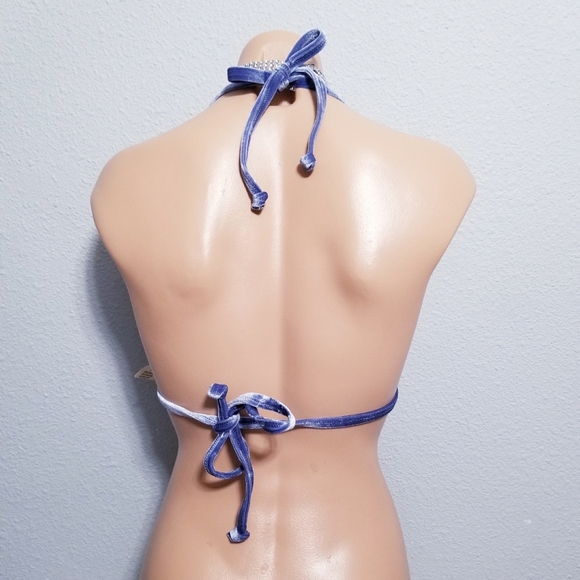 NEW PINK Victoria's Secret push up padded tie dye bikini top XS - Picture 3 of 4